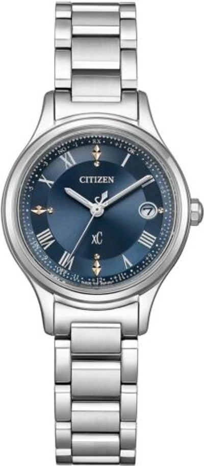 CITIZEN CITIZEN XC ES9490-61L HIKARI COLLECTION BLUE DIAL ECO-DRIVE TITANIUM WATCH WOMEN