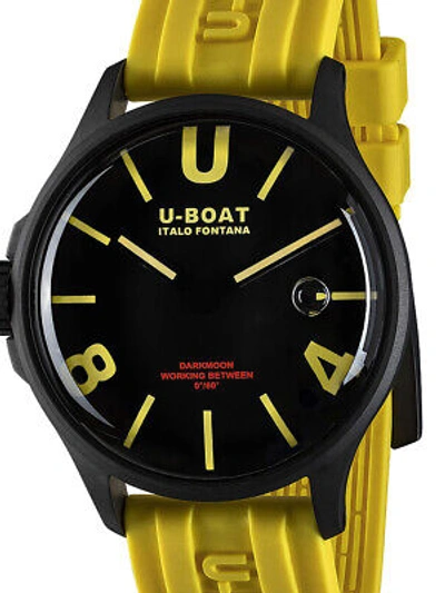 U-BOAT U-BOAT 9522/A DARKMOON YELLOW IPB MENS WATCH 44MM 5ATM