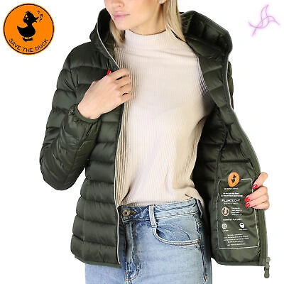 SAVE THE DUCK JACKET SAVE THE DUCK ALEXIS-D33620W WOMAN GREEN 131451 ORIGINAL
