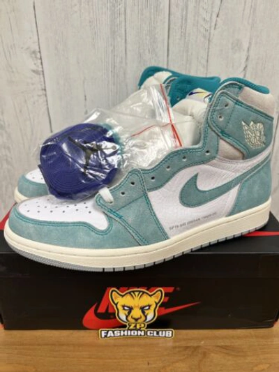 JORDAN AIR JORDAN 1 RETRO HIGH TURBO GREEN MEN 555088-311 GS 575441-311