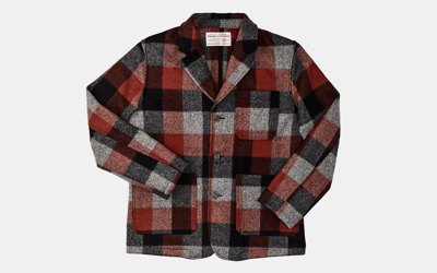 FILSON FILSON MACKINAW WOOL BLAZER COAT - MADE IN USA