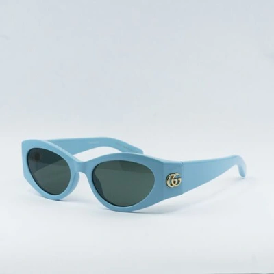 GUCCI GUCCI GG1401S 004 LIGHT BLUE/GREY 53-19-130 SUNGLASSES AUTHENTIC
