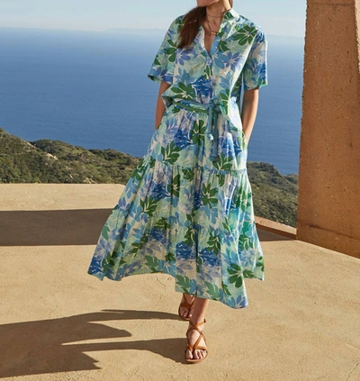 XIRENA ANGELINE SKIRT IN BLUE SAILS