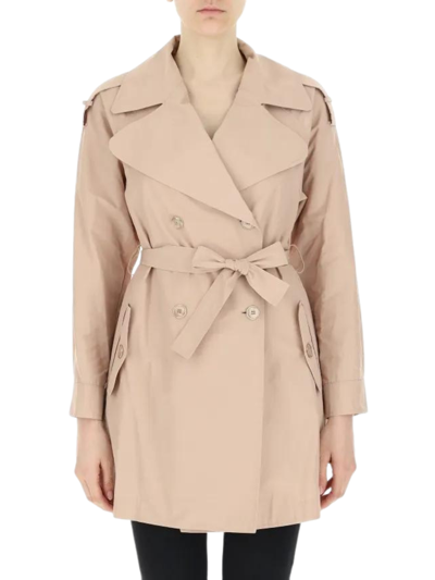 LIU •JO TRENCH LIU JO DAMEN AUS BAUMWOLLE, FARBE POUDRE ROSEN MODELL: CA3267 T3373 X0156