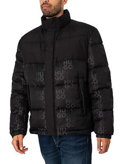 HUGO BOSS HUGO HERREN BALTO2341 PUFFERJACKE, SCHWARZ