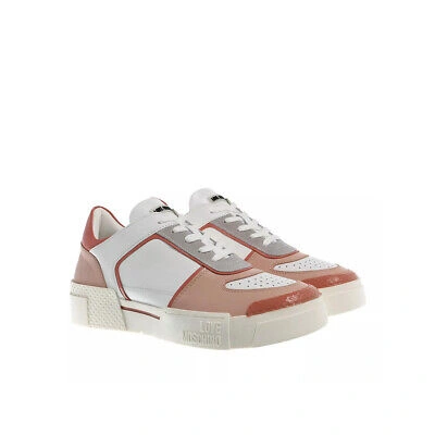 MOSCHINO MOSCHINO SCHNÜRSCHUHE DAMEN WEISS NEU & OVP 1208888