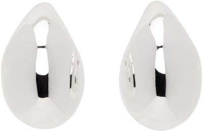 BOTTEGA VENETA SILVER SMALL DROP EARRINGS