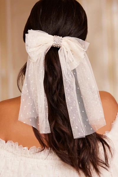 NEEDLE & THREAD NEEDLE & THREAD SHORT TULLE HAIR BOW