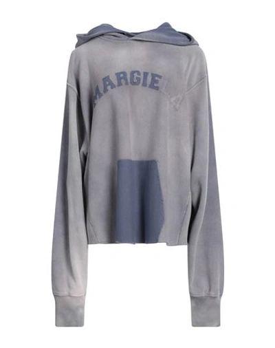 MAISON MARGIELA MAISON MARGIELA WOMAN SWEATSHIRT LILAC SIZE M COTTON