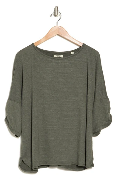 MAX STUDIO MAX STUDIO CINCHED SLEEVE TOP