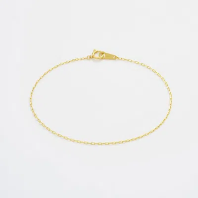 7879 WOMEN'S GOLD CABLE CHAIN BRACELET