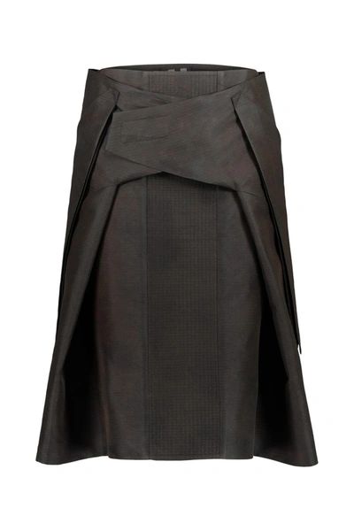 RICK OWENS RICK OWENS KNEE-LENGTH SKIRT CLOTHING