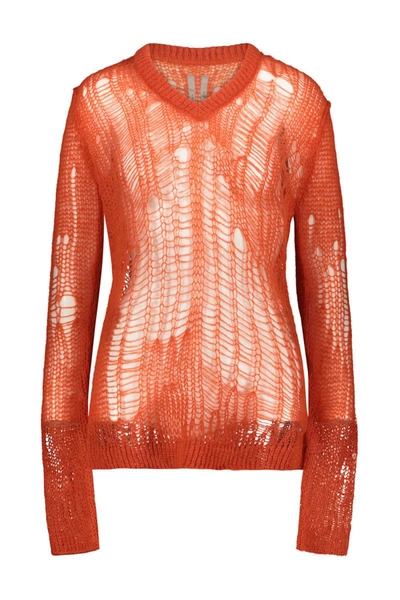 RICK OWENS RICK OWENS SPIDER SOFT V NECK CLOTHING