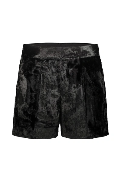 SAPIO SAPIO N°7C VELVET SHORTS CLOTHING