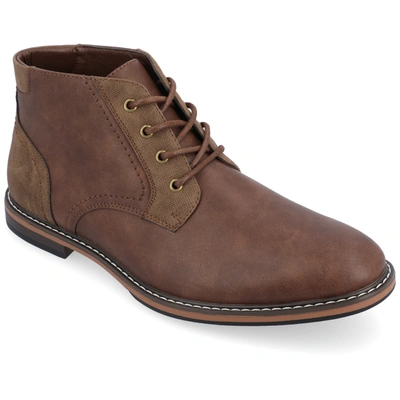 VANCE CO. FRANCO WIDE WIDTH PLAIN TOE CHUKKA BOOT