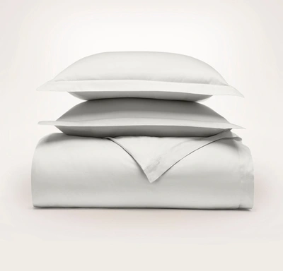 BOLL & BRANCH PERCALE HEMMED DUVET SET