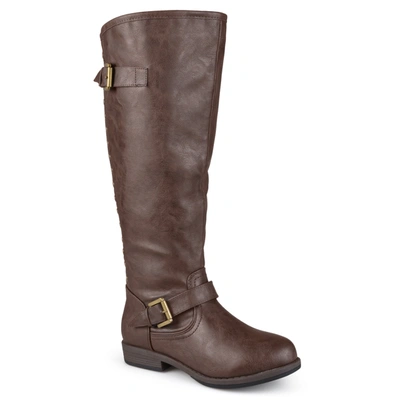JOURNEE COLLECTION COLLECTION WOMEN'S EXTRA WIDE CALF SPOKANE BOOT