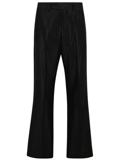 792 AMIRI BLACK VISCOSE BLEND TROUSERS