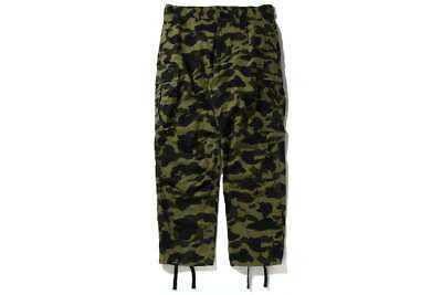 BAPE BAPE 1ST CAMO CARGO PANTS GREEN [001PTI301019MGRN]