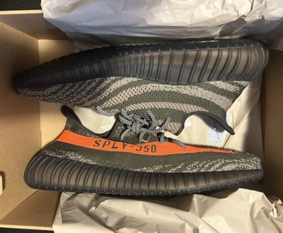 ADIDAS ORIGINALS SIZE 13 - ADIDAS YEEZY BOOST 350 V2 LOW CARBON BELUGA