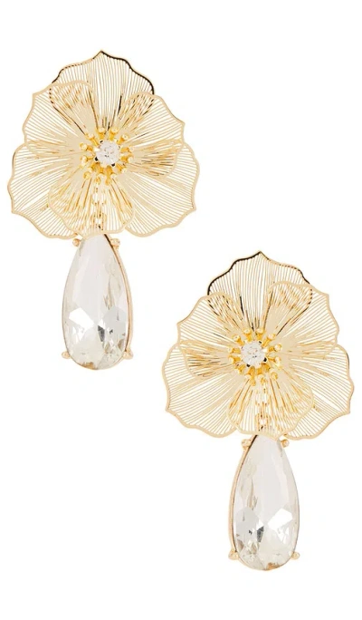 8 OTHER REASONS IRIS FLORAL EARRINGS
