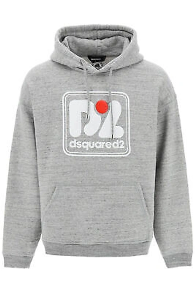 DSQUARED2 DSQUARED LIGHT GRAY HOODIE S71GU0564 CM066