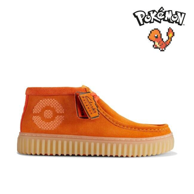 CLARKS CLARKS TORHILL X POKÉMON TORHILL EXPLORE ORANGE SUEDE, "2023"