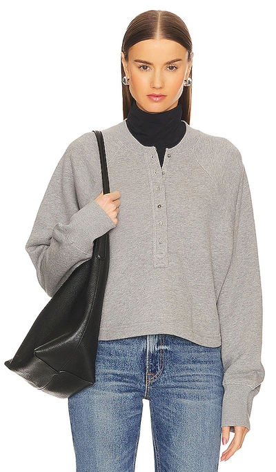 MARISSA WEBB SO UPTIGHT HENLEY SWEATSHIRT