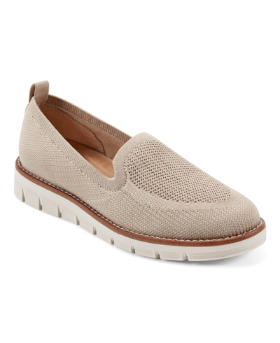 EASY SPIRIT WOMEN'S VALINA KNIT EASY-ON FLAT LOAFERS