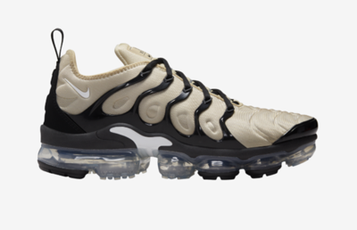 NIKE NIKE MEN'S AIR VAPORMAX PLUS BLACK BEIGE RATTAN WHEAT ALL SIZES DX3720-200 MEN'S
