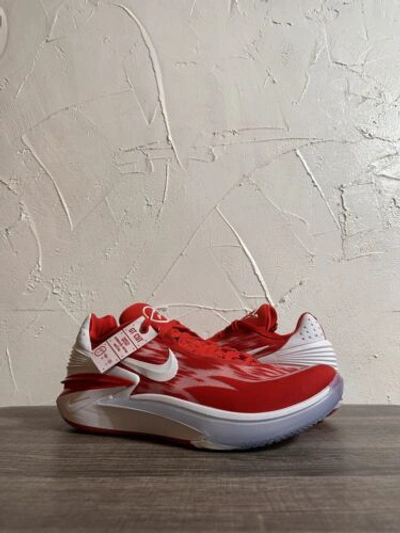 NIKE NIKE AIR ZOOM G.T. CUT 2 TB P UNIVERSITY RED MEN’S SZ 14 DX6650-602 MISSING LID