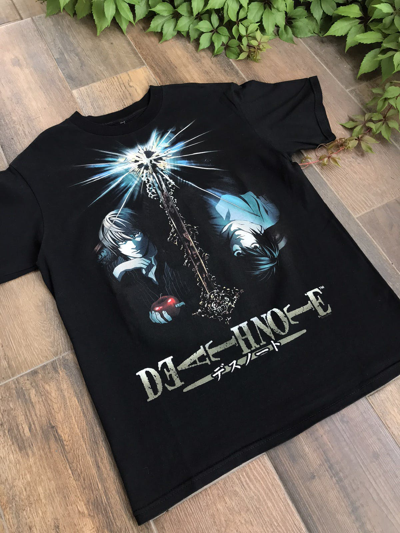 ANIMA 2000S DEATH NOTE LIGHT & L ANIME MANGA PROMO TEE SHIRT