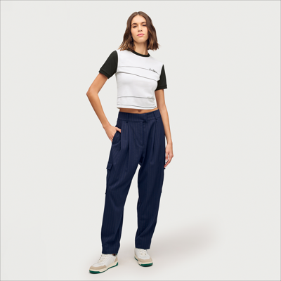 SAM EDELMAN SAM EDELMAN LAIRA LOOSELY LOGO TEE BRIGHT WHITE