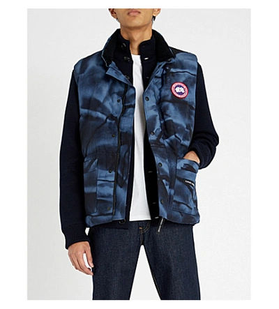 Canada goose abstract blue shops camo