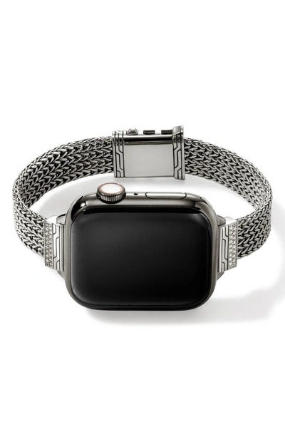 JOHN HARDY JOHN HARDY SMART WATCH STRAP DIAMOND PAVE, 12MM