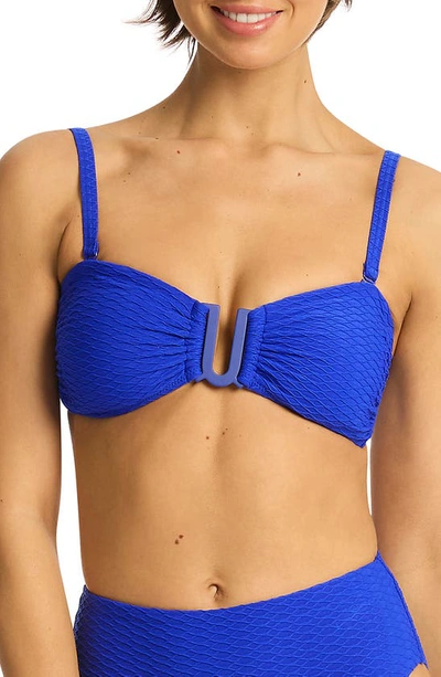 SEA LEVEL SEA LEVEL U-BAR BIKINI TOP