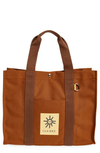 GOODEE GOODEE MEDIUM BASSI RECYCLED PET CANVAS MARKET TOTE
