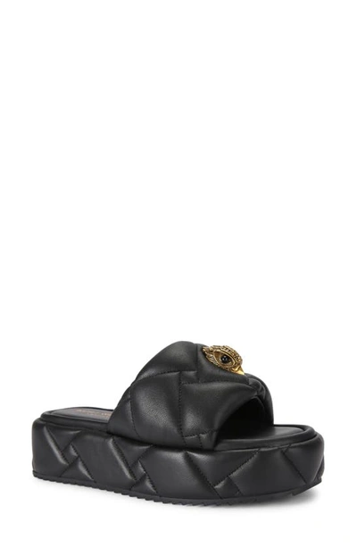 KURT GEIGER KURT GEIGER LONDON KENSINGTION PUFF PLATFORM SLIDE SANDAL