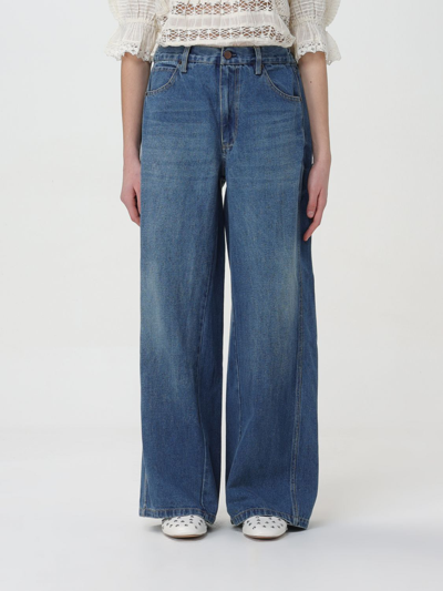 SEA NY JEANS SEA NY WOMAN COLOR BLUE