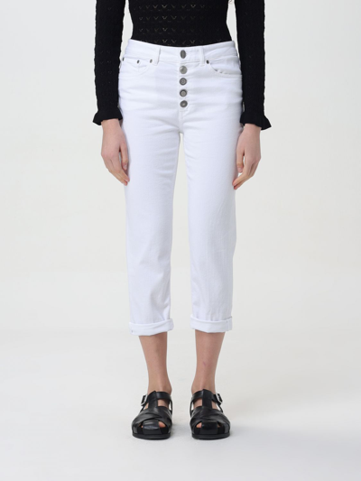 DONDUP JEANS DONDUP WOMAN COLOR WHITE