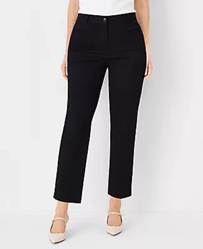 ANN TAYLOR THE PETITE COTTON CROP PANT - CURVY FIT