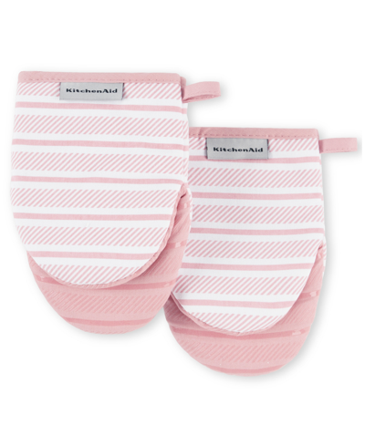 KITCHENAID ALBANY MINI OVEN MITT 2-PACK SET, 5.5" X 8"