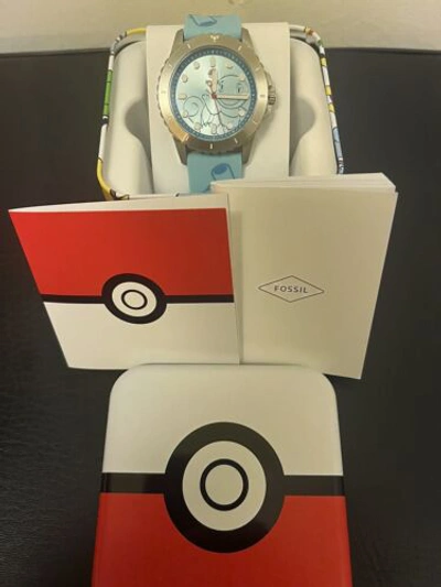FOSSIL FOSSIL X POKÉMON CENTER SQUIRTLE EVOLUTIONS WATCH STAINLESS STEEL F2402