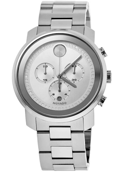 MOVADO MOVADO BOLD 3600276 SILVER CHRONOGRAPH DIAL BRACELET BAND MENS WATCH