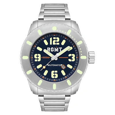 RGMT RGMT ALL BRITE AUTOMATIC STAINLESS STEEL WRISTWATCH RG-8053-33