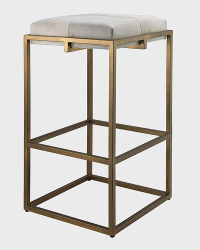 JAMIE YOUNG SHELBY HAIR ON HIDE BAR STOOL, 30"