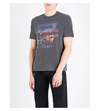 BALENCIAGA Paris At Night cotton-jersey T-shirt