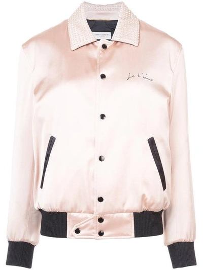 SAINT LAURENT JE T'AIME TEDDY JACKET
