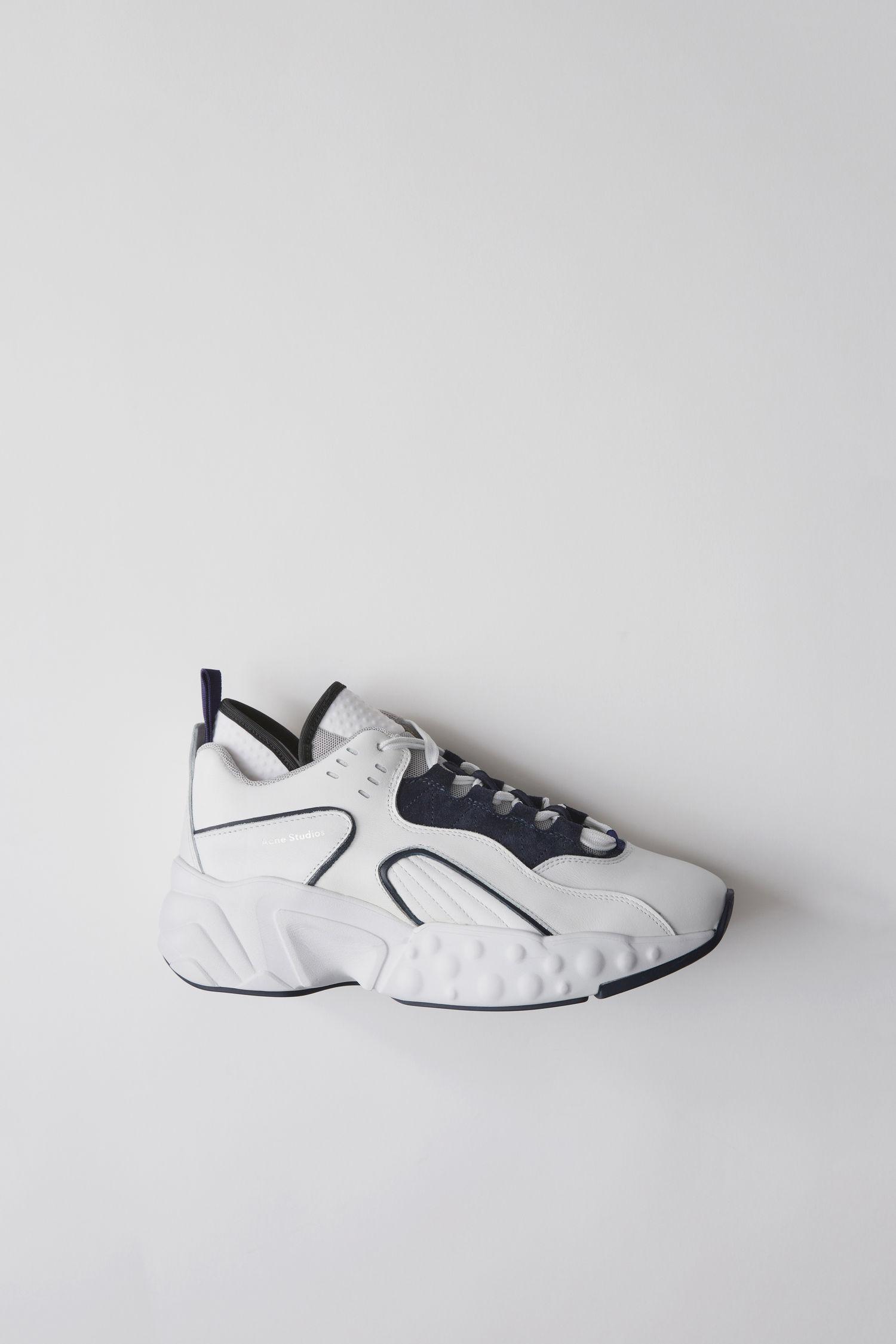 acne manhattan multi white