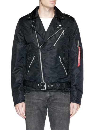 Alpha industries biker jacket best sale